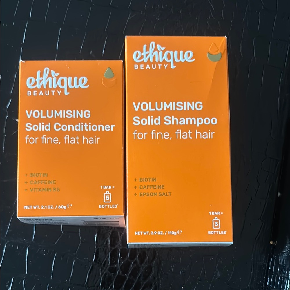 Etheque Solid Shampoo & Conditioner Set new unopened